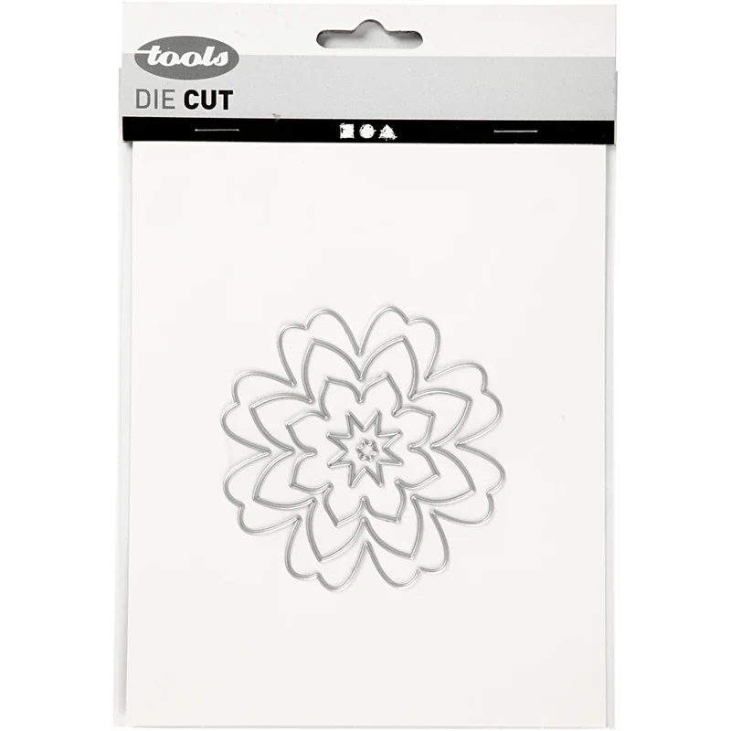 Stanzschablone, Blüten, D 0,5-8 cm, 1 Stk [HOB-11781]