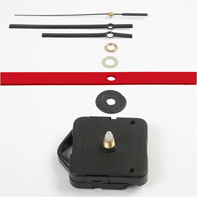 Uhrenteile und Federn, Plattenstärke max. 3mm, Schwarz, 1 Set [HOB-131240]