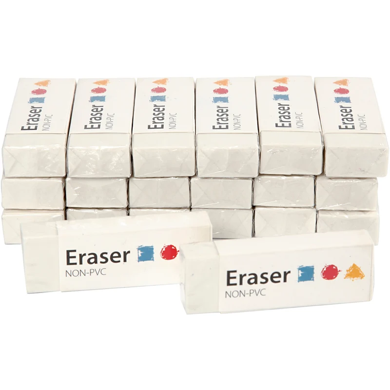 Radiergummi, Größe 62x22x10 mm, 20 Stk/ 1 Pck [HOB-14132]