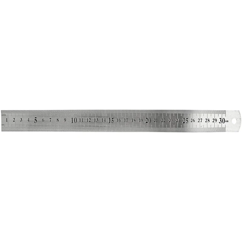 Metall-Lineal, L 30 cm, 1 Stk [HOB-11709]