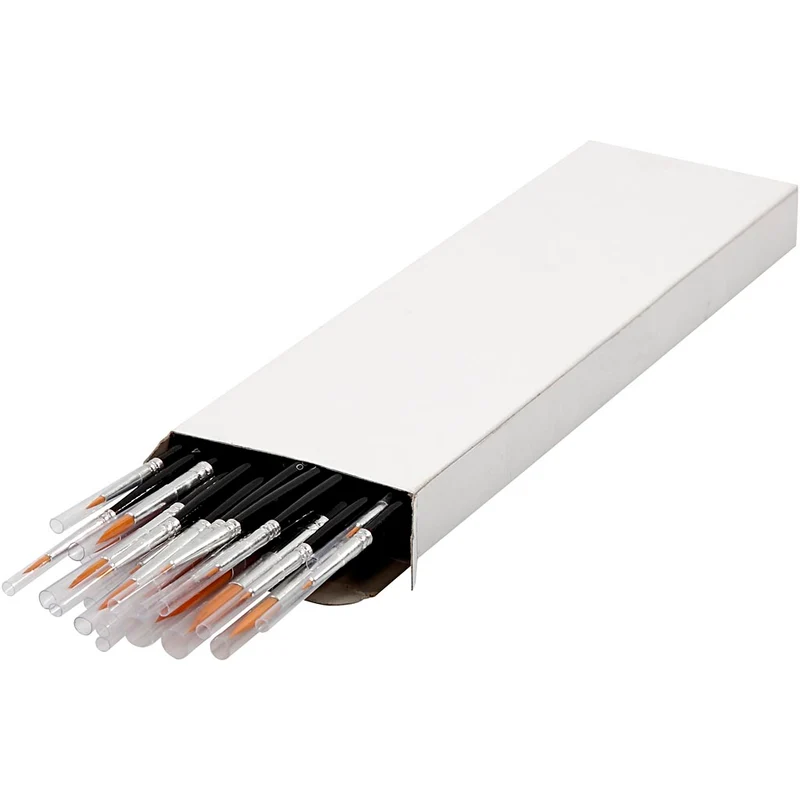 Gold Line Pinsel, rund + flach, Nr. 1-22, B 1-7 mm, 168 Stk/ 1 Pck [HOB-10750]