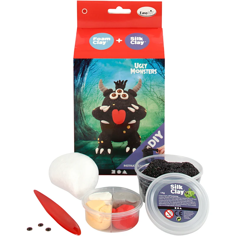 Funny Friends, Monster, Schwarz, 1 Pck [HOB-100617]