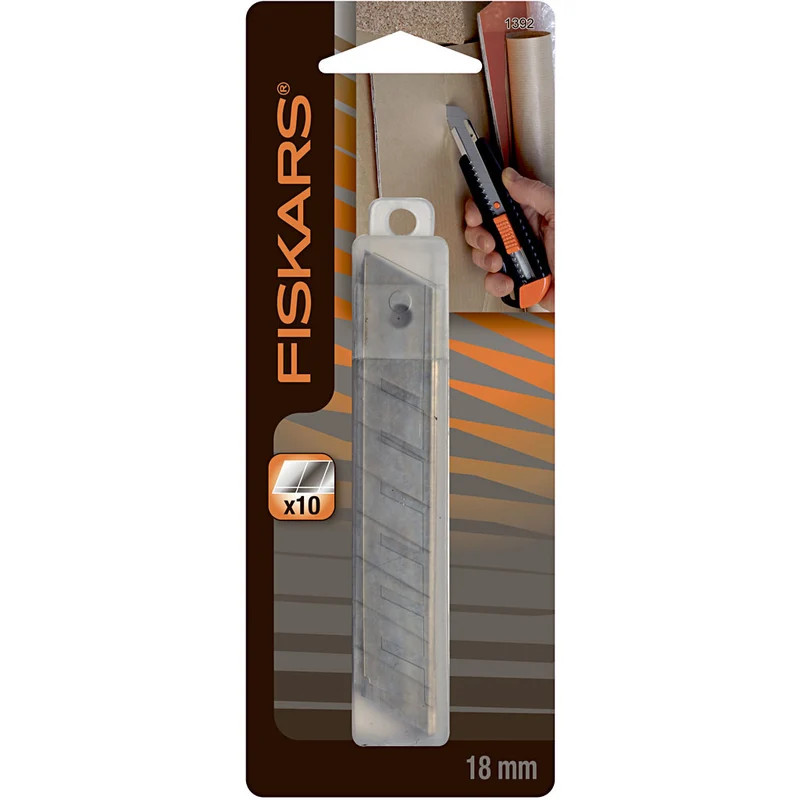 Fiskars Klingen, B 18 mm, 10 Stk/ 1 Pck [HOB-1392]