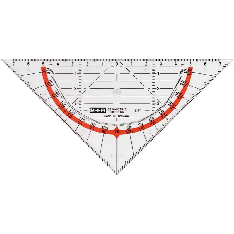 Geodreieck, B 16 cm, 1 Stk [HOB-11700]