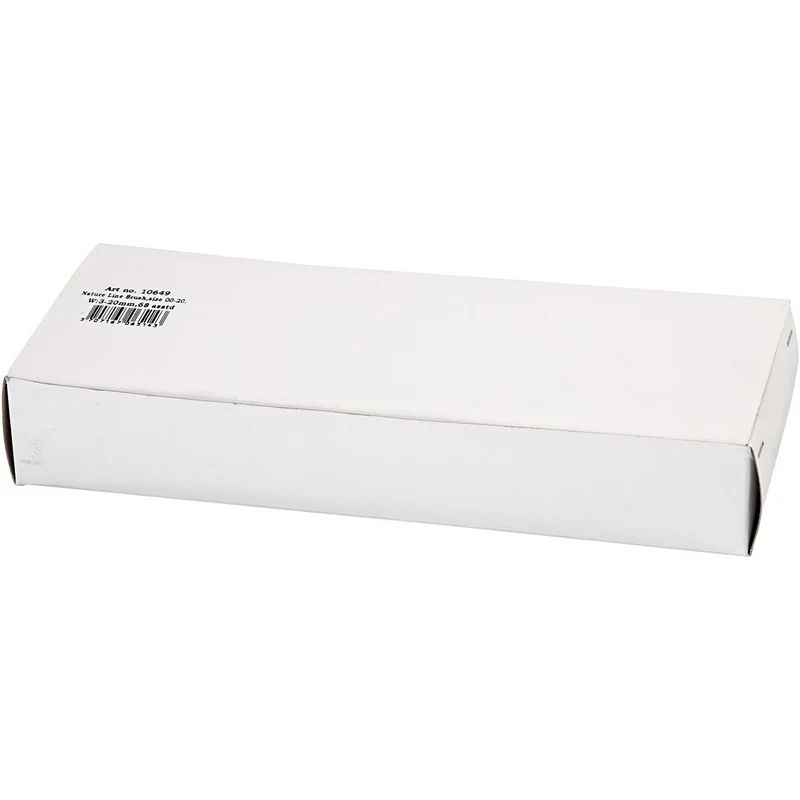 Nature Line Pinsel, Nr. 00+0+1+2+4+12+14+20, L 18-22 cm, B 3-20 mm, Flach, 68 Stk/ 1 Pck [HOB-10649]