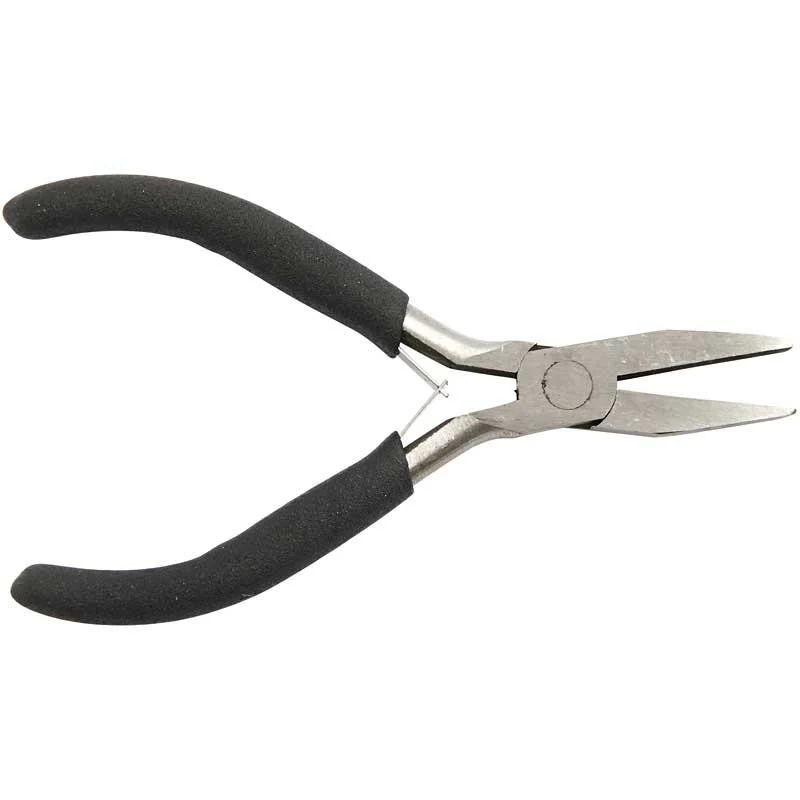 Flachzange, L 11 cm, B 5 cm, 1 Stk [HOB-13014]