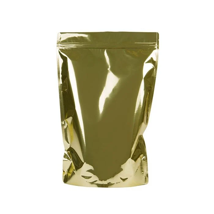 Standbodenbeutel Gold 22.9x12.1x34.3cm | 900 Gramm (100 Stück) [ZBGM6SG]
