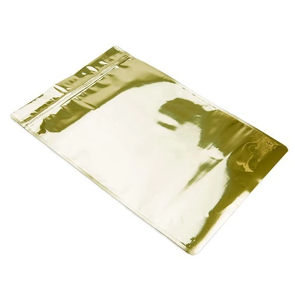 Standbodenbeutel Gold 22.9x12.1x34.3cm | 900 Gramm (100 Stück) [ZBGM6SG]