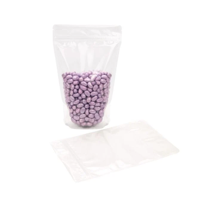 Standbodenbeutel Transparent 14.9x8.9x23.2.2cm | 310 Gramm (100 Stück) [ZBG7]