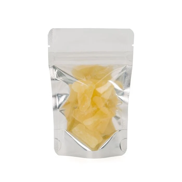 Standbodenbeutel Transparent/Weiß 11.9x7.4x18.4cm | 110 Gramm (100 Stück) [ZBGW46]