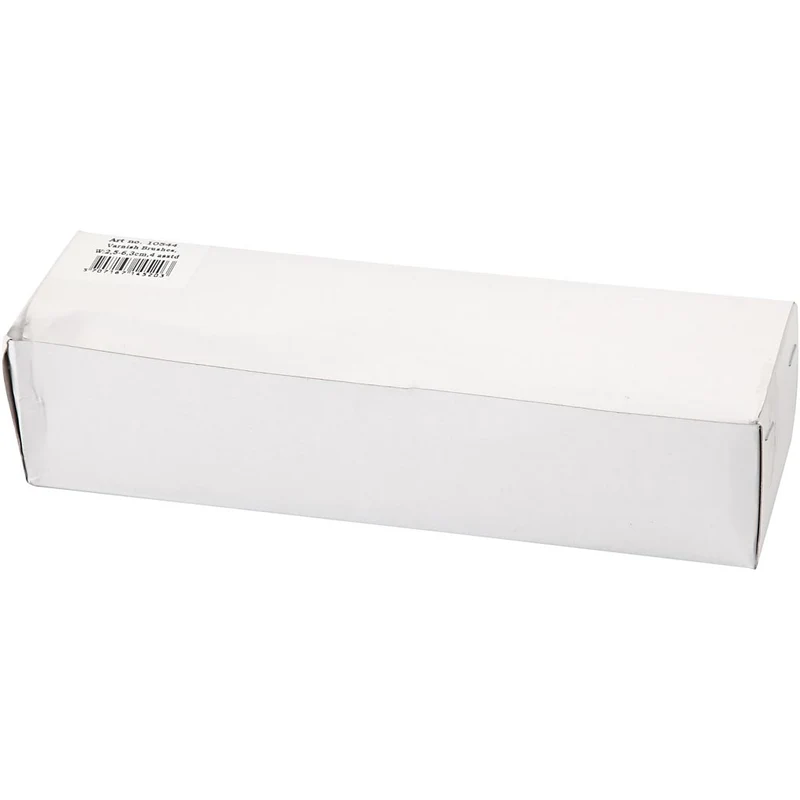 Lackierpinsel, L 19,5-21 cm, B 25-63 mm, Flach, 4 Stk/ 1 Pck [HOB-10544]