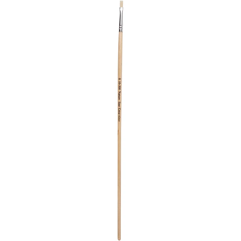 Nature Line Pinsel, Nr. 0, B 4 mm, langer Griff, 12 Stk/ 1 Pck [HOB-10500]