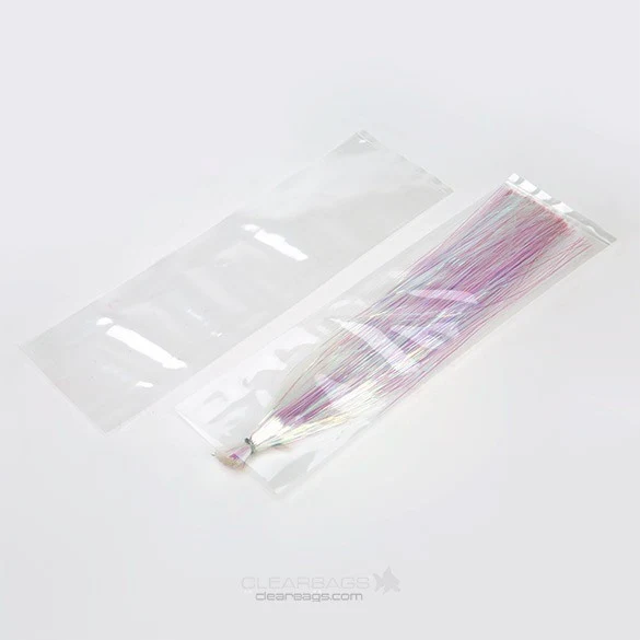 Plastikbeutel 7.6x25.4cm Transparent (PP) (100 Stück) [FP2310]