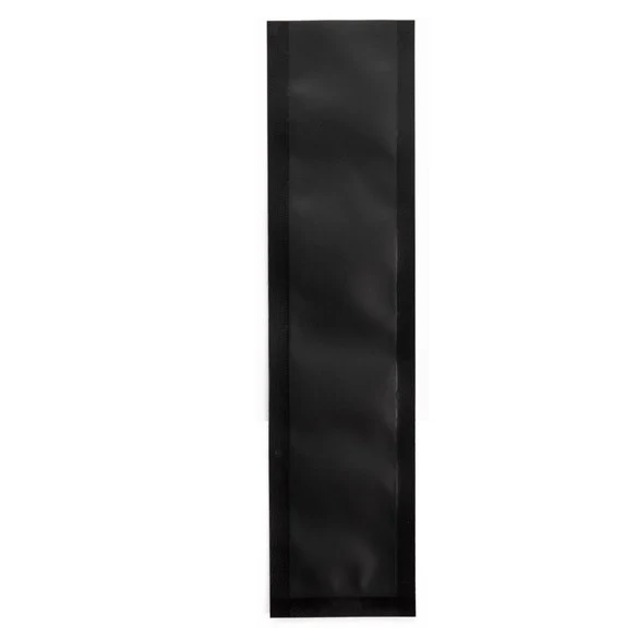 Plastikbeutel Mattschwarz 3.8x15.2cm Verschweißbar (100 Stück) [CRB6B]