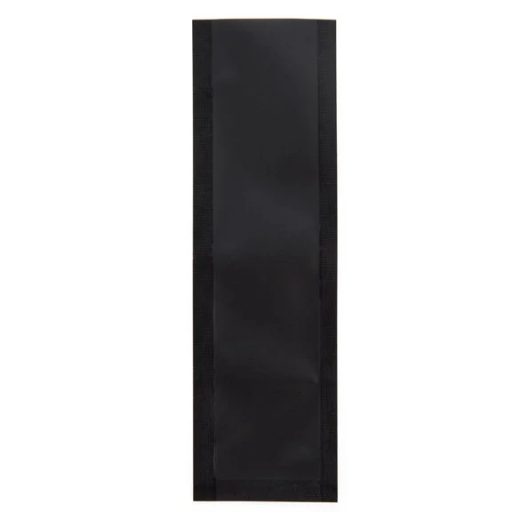 Plastikbeutel Mattschwarz 3.8x12.7cm Verschweißbar (100 Stück) [CRB5B]