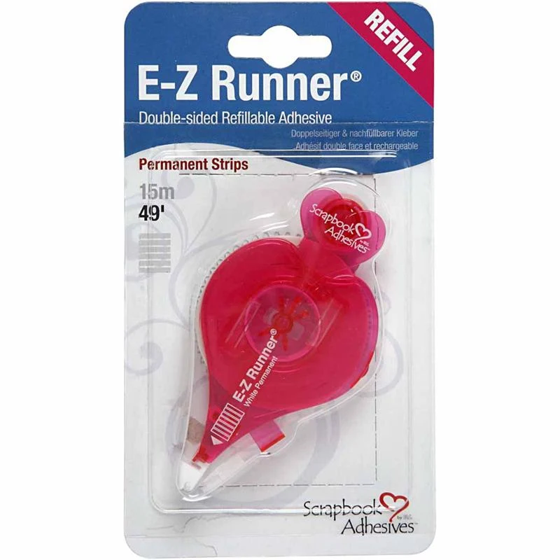 E-Z Runner® - Nachfüllpackung, Streifen, permanent, B 8 mm, 15 m/ 1 Rolle [HOB-11543]