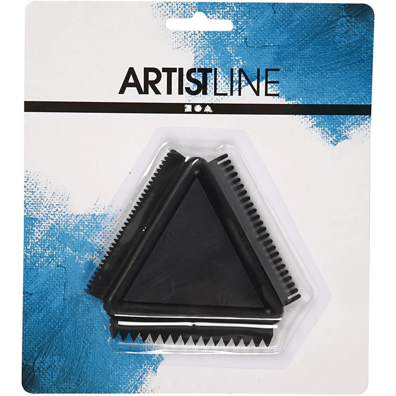 Struktur-Werkzeug, Größe 9 cm, Schwarz, 1 Stk [HOB-10463]