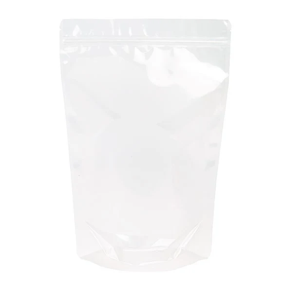 Standbodenbeutel Transparent 22.9x12.1x34.3cm Laminiert | 900 Gramm (100 Stück) [ZBGCC6]