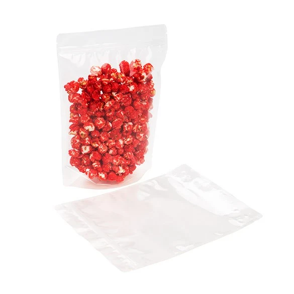 Standbodenbeutel Transparent 21x8.9x29.2cm Laminiert | 510 Gramm (100 Stück) [ZBGCC5]