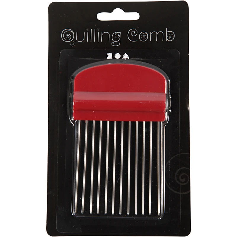 Quilling-Kamm, L 10,5 cm, B 6,5 cm, 1 Stk [HOB-11486]