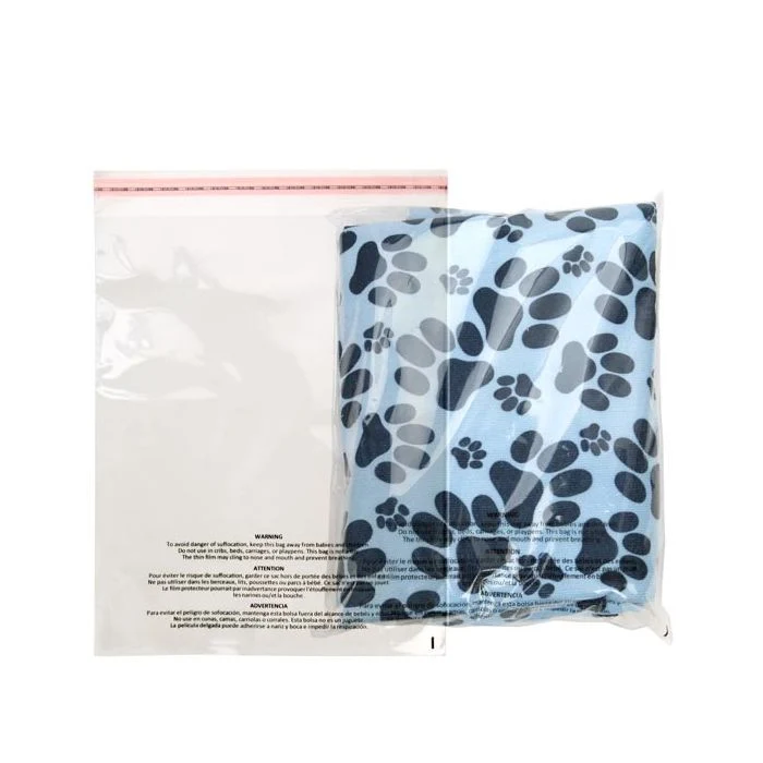 Plastikbeutel 27.9x35.6cm mit Erstickungswarnung - Wiederverschließbar (100 Stück) [PFW11114]