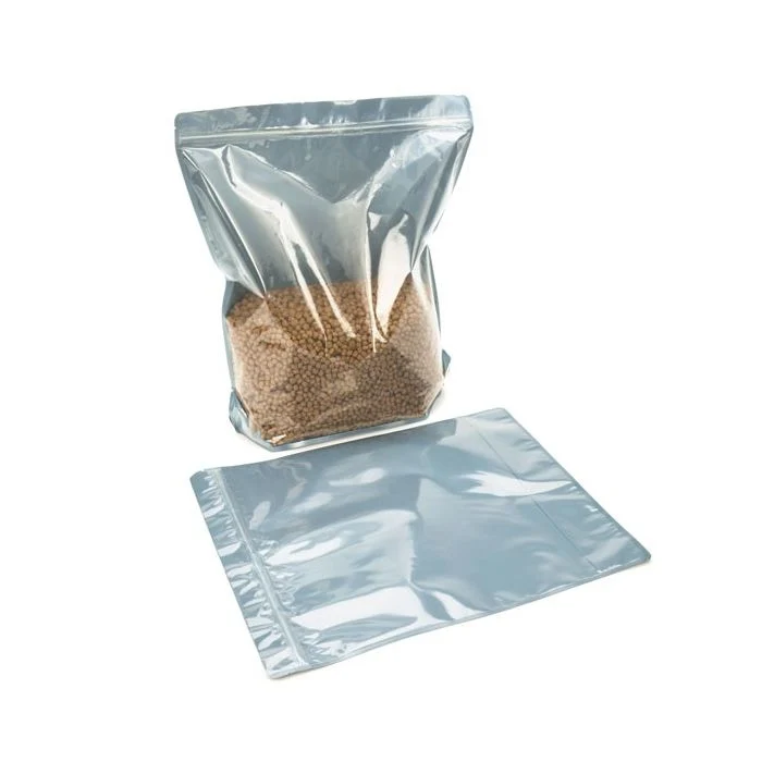 Standbodenbeutel Transparent/Mattschwarz 30.5x12.7x37.5cm (50 Stück) [ZBGB8]