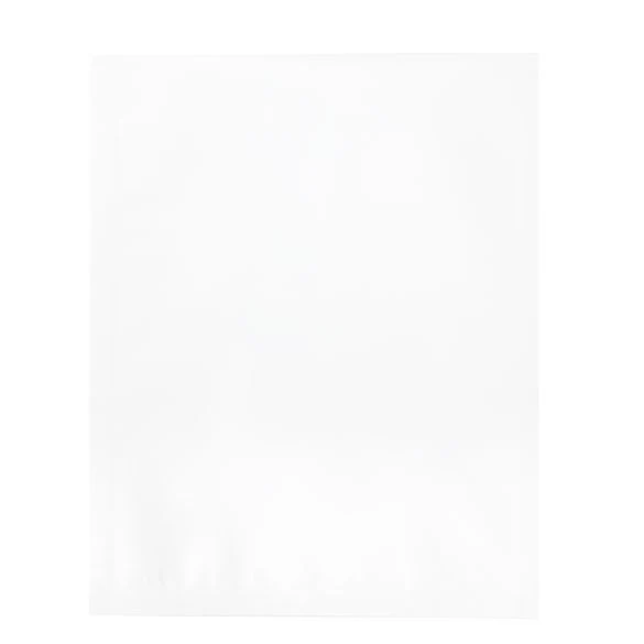 Kunststoffbeutel Weiß 10,2x12,7cm Manipulationssicher und mit Hitze Verschweißbar (100 Stück) [CRB3W]