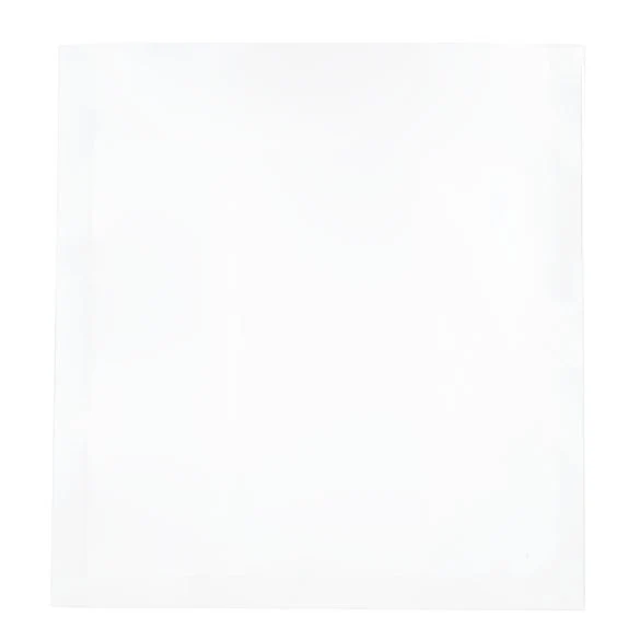 Plastikbeutel Weiß 9x9.5cm Verschweißbar (100 Stück) [CRB2W]