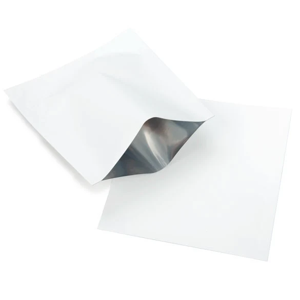 Plastikbeutel Weiß 9x9.5cm Verschweißbar (100 Stück) [CRB2W]
