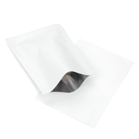 Kunststoffbeutel Weiß 6,5x9cm Manipulationssicher und mit Hitze Verschweißbar (100 Stück) [CRB1W]