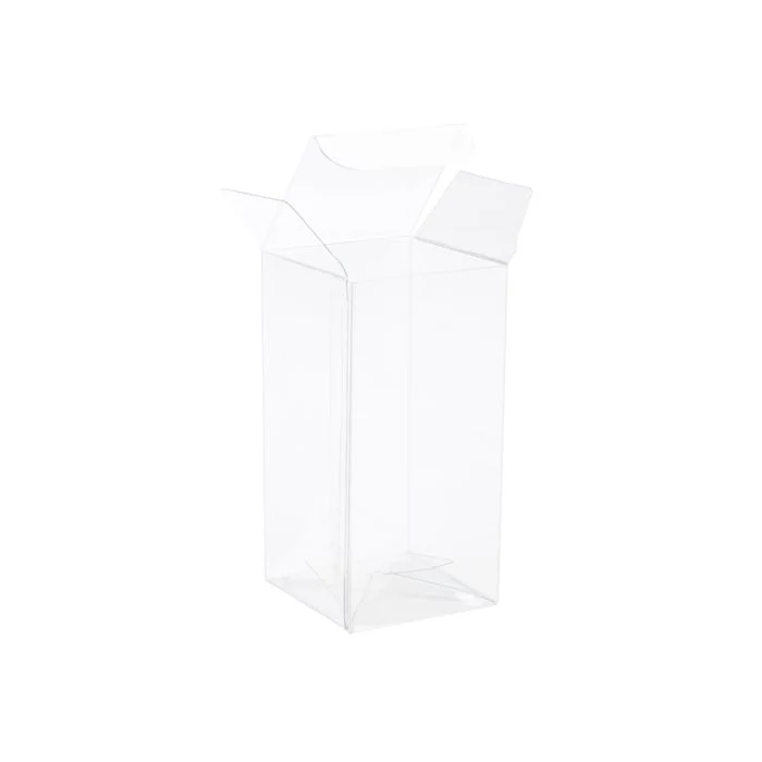 Klarsichtschachteln 5.2x5.2x10.5cm mit Automatikboden (25 Stück) [PLB335]