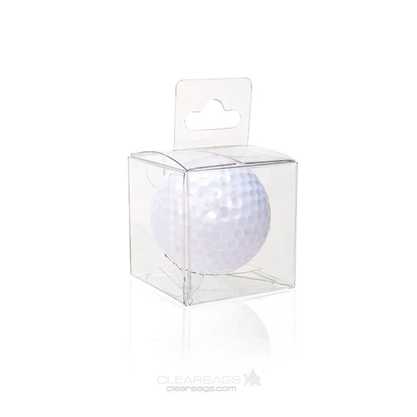 Klarsichtschachteln 4.3x4.3x4.4cm Transparent mit Aufhängeloch (25 Stück) [CHFB324]