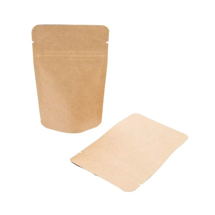 Standbodenbeutel Kraft 14.9x8.9x23.2cm | 310 Gramm (100 Stück) [ZBGSK7]