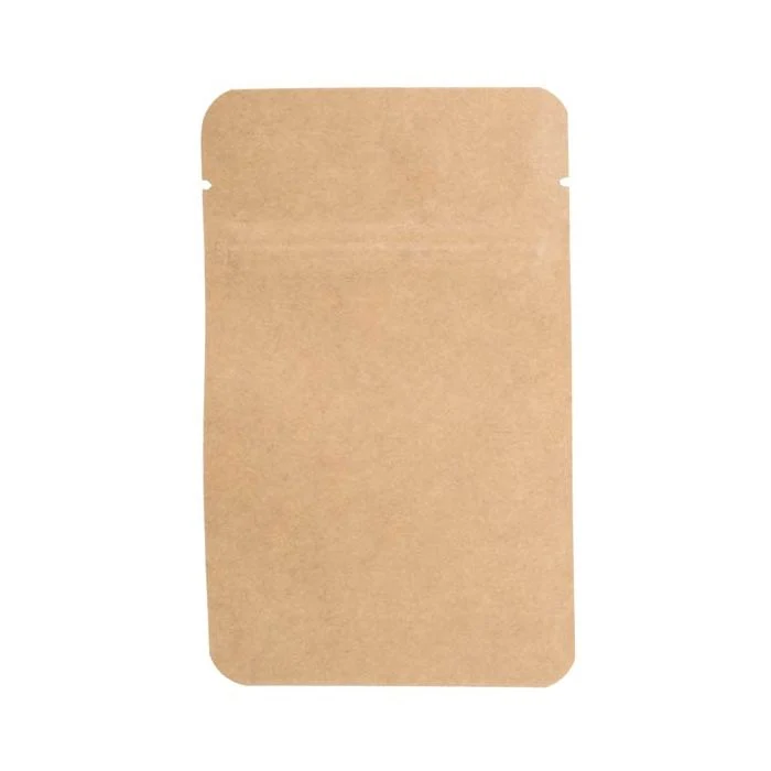 Standbodenbeutel Kraft 10.2x6x15.2cm | 57 Gramm (100 Stück) [ZBGSK2]
