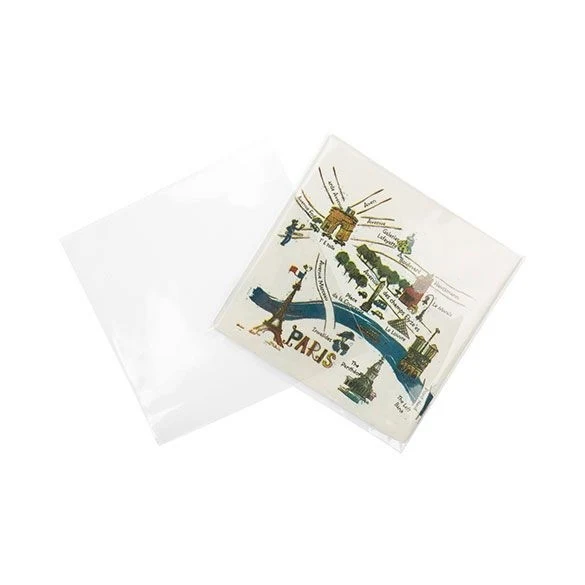 Flachbeutel 13.2x12.9cm OPP Transparent (100 Stück) [B5X5SNF]