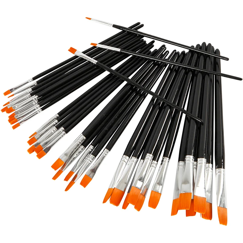 YellowLine Pinsel-Set, Nr. 0+2+4+8+12+16, 36 Stk/ 1 Pck [HOB-10254]