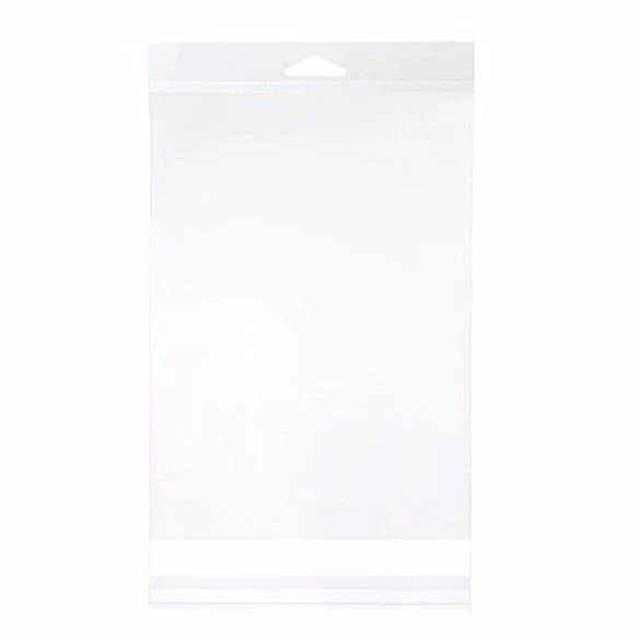 Headerbeutel Transparent 15.7x22.9cm Wiederverschließbar (100 Stück) [HB69S]