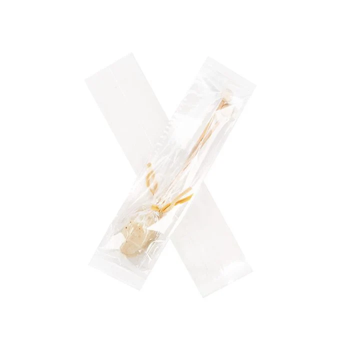 Plastikbeutel 5.1x5.1x21cm mit Seitenfalten (100 Stück) [FDAGB9]