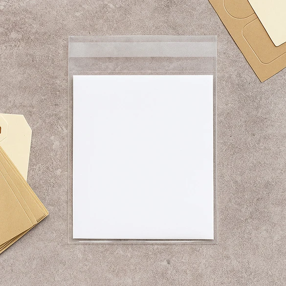 Klappenbeutel 9.2x14.6cm Hochtransparent (100 Stück) [B35M]
