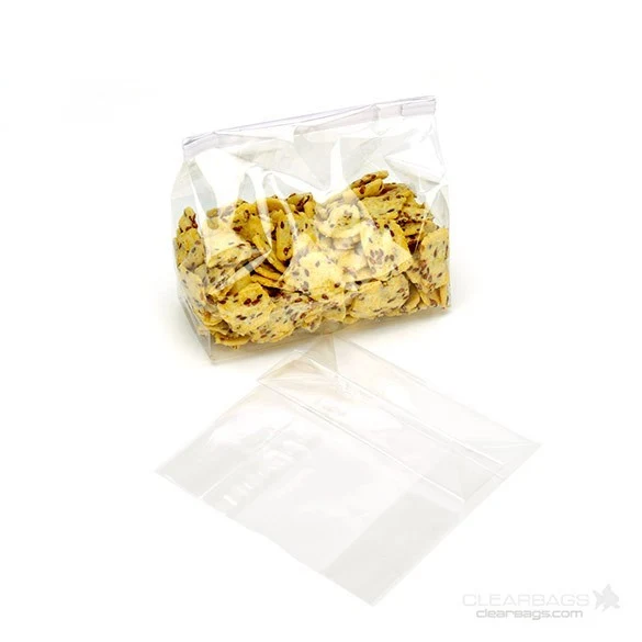 Blockbodenbeutel 12.7x5.7x12.7cm Transparent (100 Stück) [FGCC18]