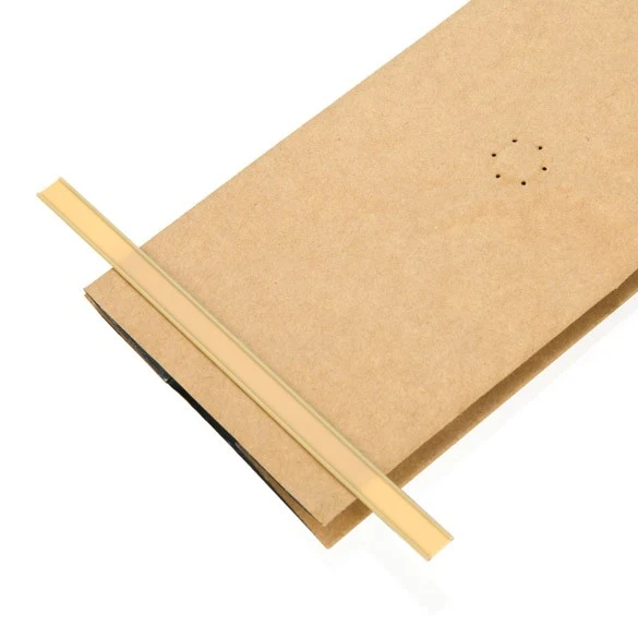 Verschluss-Streifen Klebend 14cm Kraft (100 Stück) [TT5KRD]