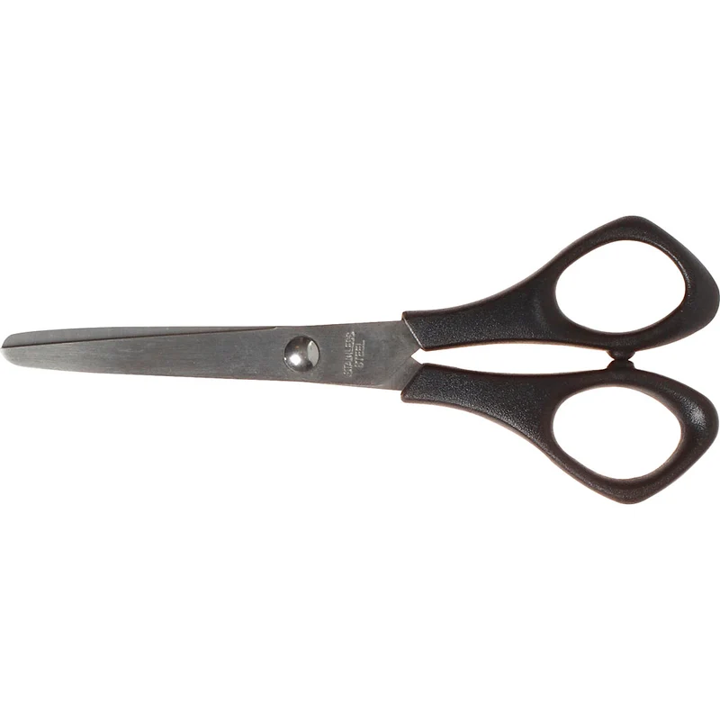 Schulschere, L 14 cm, Rund, für Rechtshänder , 1 Stk [HOB-11206]