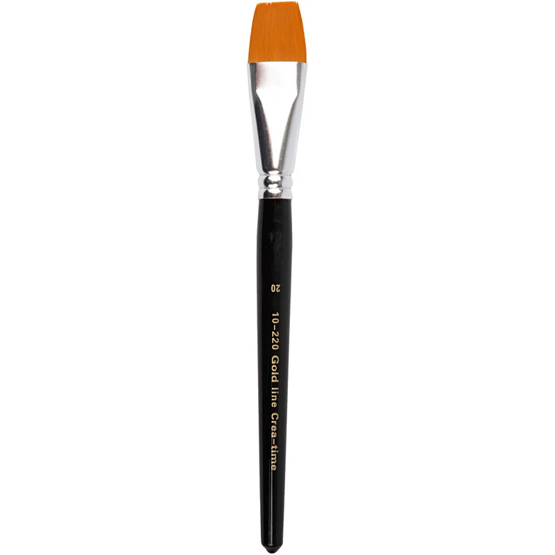 Gold Line Pinsel, Nr. 20, L 21 cm, B 24 mm, Flach, 6 Stk/ 1 Pck [HOB-10220]