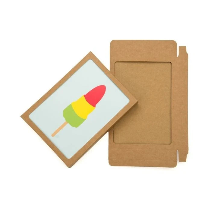 Pappschachteln mit Sichtfenster 13.7x2.2x18.7cm (25 Stück) [WKR266]