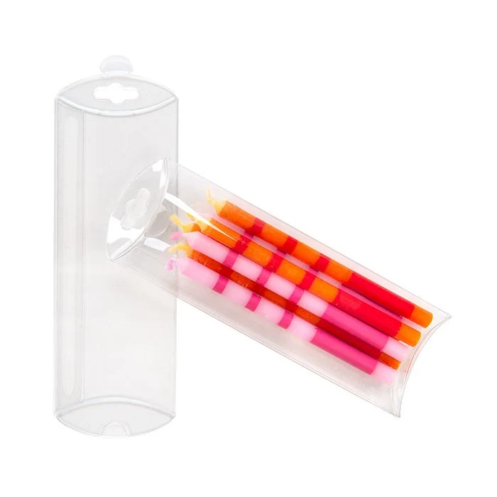 Kissenschachteln Transparent 5.1x1.9x13.3cm mit Aufhängeloch (25 Stück) [PB262]