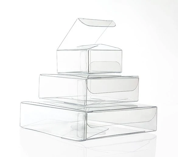 Klarsichtschachteln 12.7x12.7x10.2cm Transparent (50 Stück) [VB308]