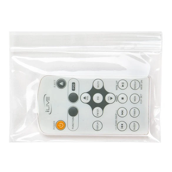 Druckverschlussbeutel 12.5x7.5cm Transparent PP 50 Mikron (100 Stück) [ZC53]