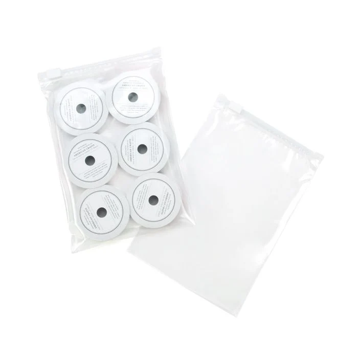 Gleitverschlussbeutel Transparent 12.7x17.8cm 75 Mikron (100 Stück) [3SZ57]