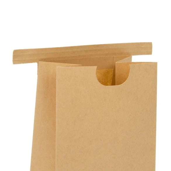 Kraftbeutel Braun wiederverschließbar 8,6x6,4x19,7cm (100 Stück) [TTW1K]