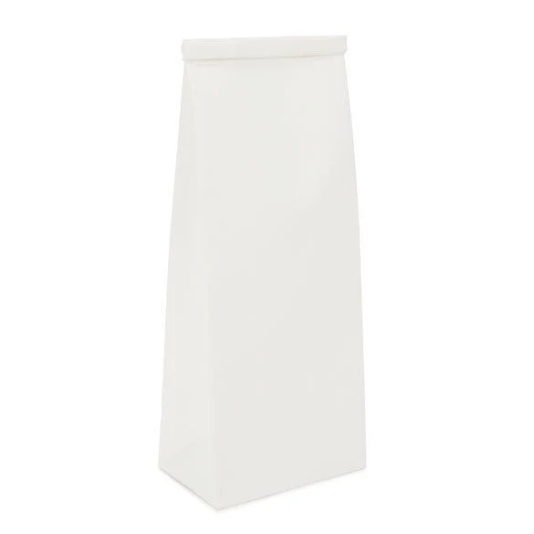 Kraftbeutel Weiß wiederverschließbar 8.6x6.4x19.7cm (100 Stück) [TTB1W]